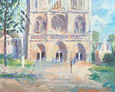Paris Scene oil painting